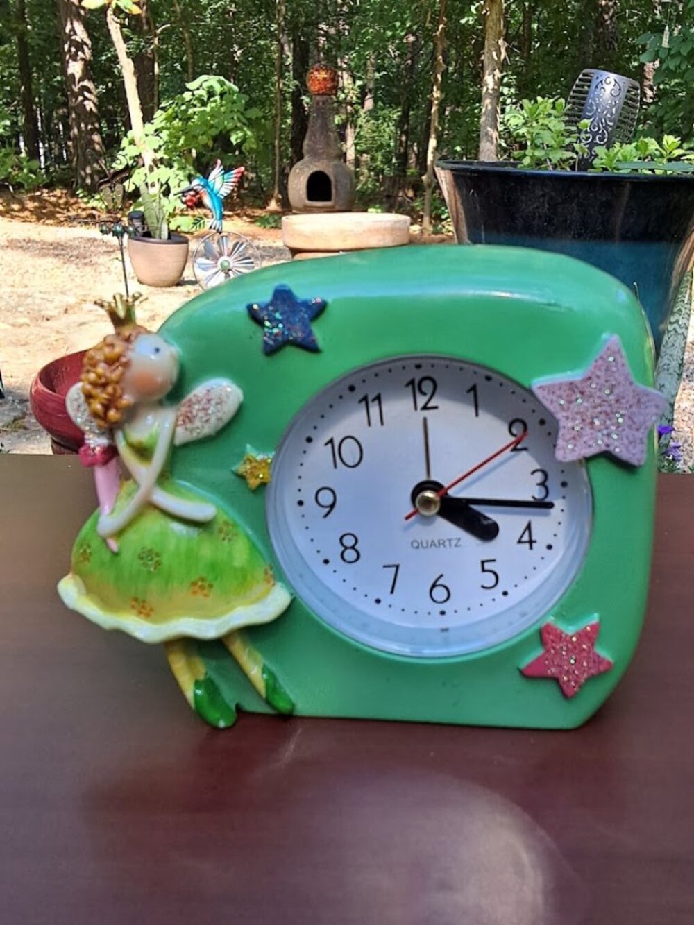 BlowFish Fairy Princess Alarm Clock/Glittery Stars